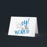 Eier für die Welt Feiertagskarte<br><div class="desc">Hanukkah HumorOy zur Welt</div>
