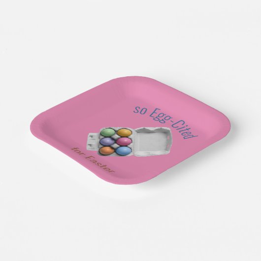 Eier für Osterfrische Ostereier in Karton zitiert Pappteller (Gewinkelt)