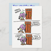 Eier für unsere Ostereisjagd zitiert Einladung (Vorne/Hinten)