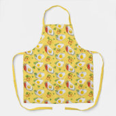 Eier, gebraten, gelb, mit Glockengelb Paprikaschot Schürze (Vorderseite)