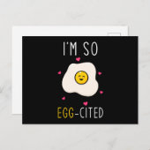 Eier, gefroren, gekocht postkarte (Vorne/Hinten)