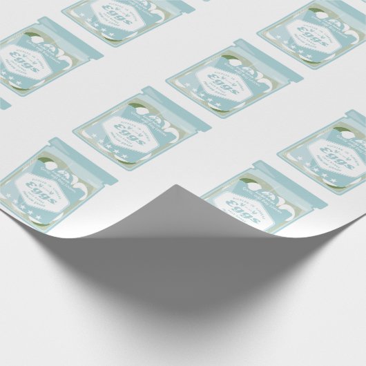Eier Geschenkpapier (Ecke)