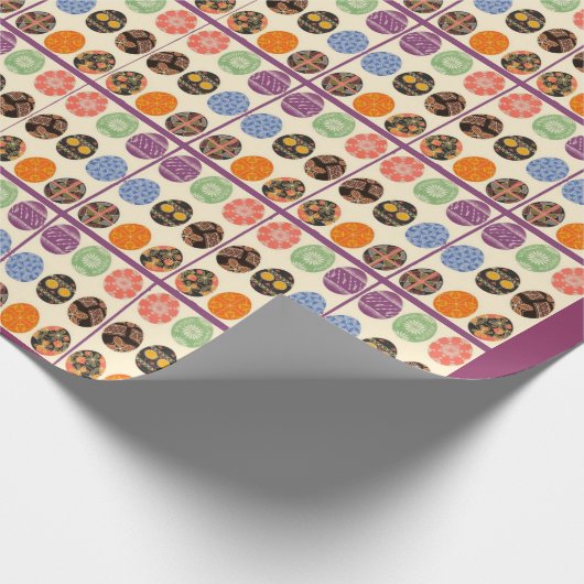 Eier Geschenkpapier (Ecke)