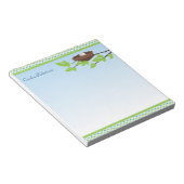 Eier im Vogelnest-Notepad Notizblock (angewinkelt)
