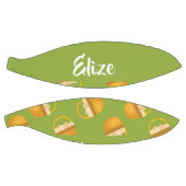 Eier in braunem Korb auf grün Basketball (Panele)