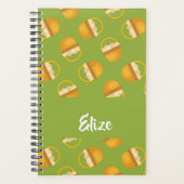 Eier in braunem Korb auf grün Planer (Vorderseite)