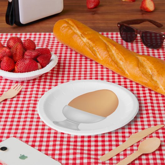 Eier in einem Cup Food Paper Teller