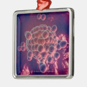 Eier in einem Ovum Silbernes Ornament (Links)