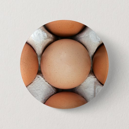 Eier in einer Schachtel Button (Vorderseite)