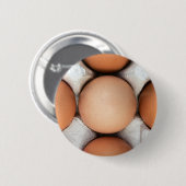 Eier in einer Schachtel Button (Vorne & Hinten)
