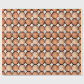 Eier in einer Schachtel Geschenkpapier (Flach)