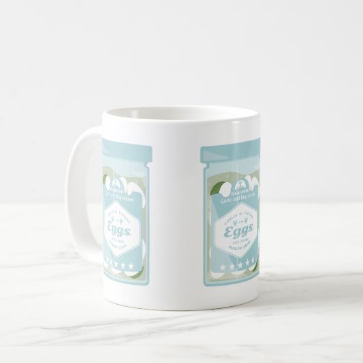 Eier Kaffeetasse (Vorderseite Links)