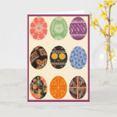 Eier Karte (Gelbe Blume)