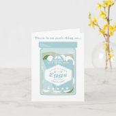 Eier Karte (Gelbe Blume)