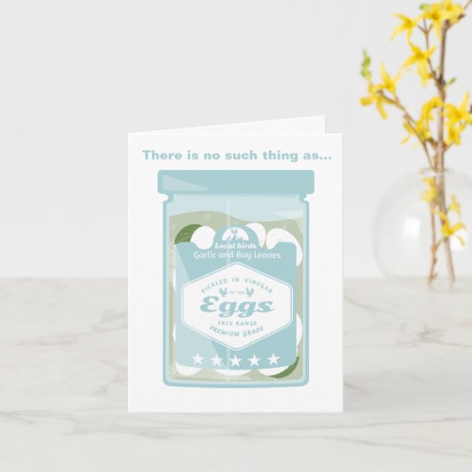 Eier Karte (Gelbe Blume)