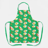 Eier mit Glockengelb, grün Schürze (Vorderseite)