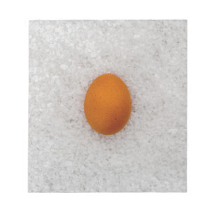 Eier mit Salz Notizblock