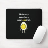 Eier mit Senf und Mayonnaise Nicht jeder Superheld Mousepad (Mit Mouse)