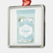 Eier Ornament Aus Metall (Links)