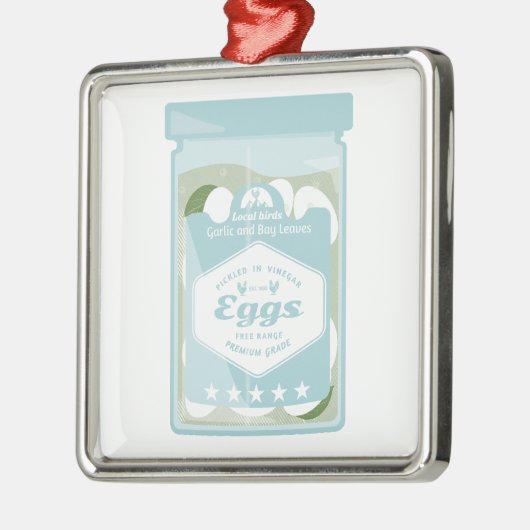 Eier Ornament Aus Metall (Links)