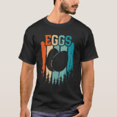 Eier Retro Vintag T-Shirt (Vorderseite)