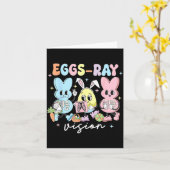 Eier-Röntgen-Vision-Hase-Ostern-Technologe Röntgen Karte (Gelbe Blume)