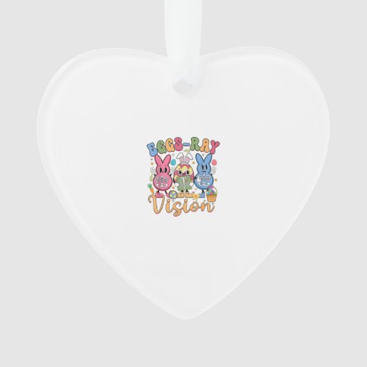 Eier Röntgenblick Frohe Ostern Xray Techniker R Ornament (Vorderseite)