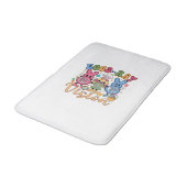 Eier Röntgenblick Frohen Ostertag Röntgenassistent Badematte (Schrägansicht)