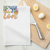 Eier Röntgenblick Frohen Ostertag Röntgenassistent Geschirrtuch (Viertel Falte)