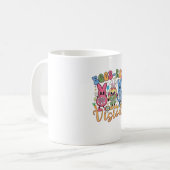 Eier Röntgenblick Frohen Ostertag Röntgenassistent Kaffeetasse (Vorderseite Links)