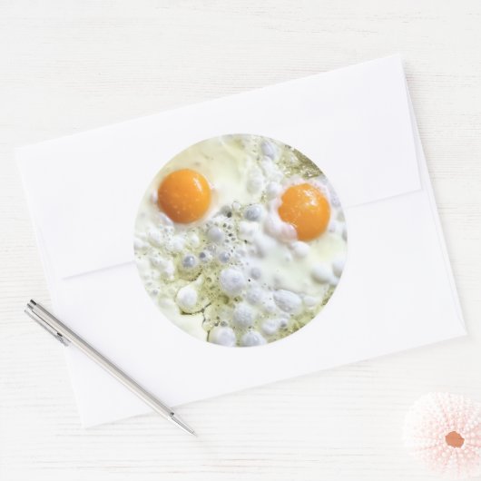 Eier Runder Aufkleber (Umschlag)