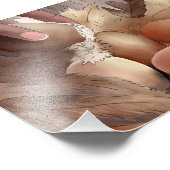 Eier sammeln fotodruck (Ecke)