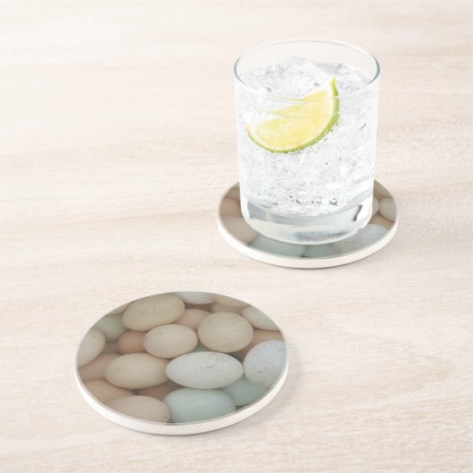 Eier Sandstein Untersetzer (Seite)