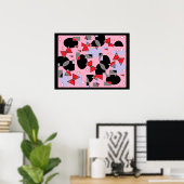 Eier schwarz poster (Heimbüro)