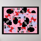 Eier schwarz poster (Vorne)