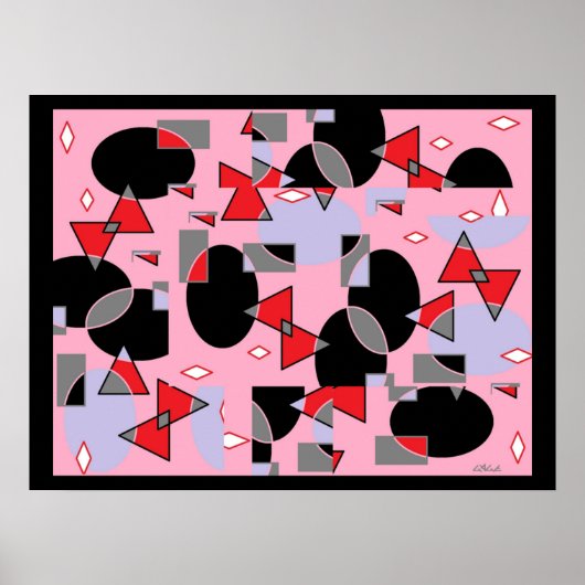 Eier schwarz poster (Vorne)