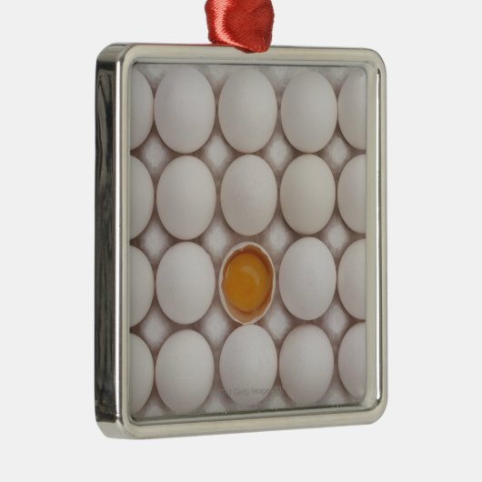 Eier Silbernes Ornament (Rechts)