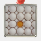 Eier Silbernes Ornament (Vorne)