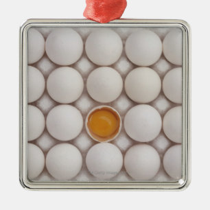 Eier Silbernes Ornament