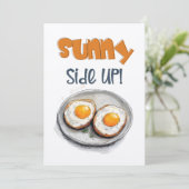 Eier Sonnige ف و ر ط ص ح ي ب ي ض   Einladung (Stehend Vorderseite)