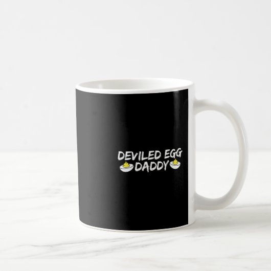 Eier-Teufelchen-Papa Retro-Abendessen Du weißt, wa Kaffeetasse (Rechts)