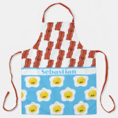 Eier und Bacon Beste Freunde für immer Personalisi Schürze (Vorderseite)