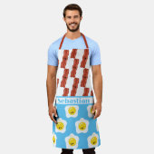 Eier und Bacon Beste Freunde für immer Personalisi Schürze (Getragen)