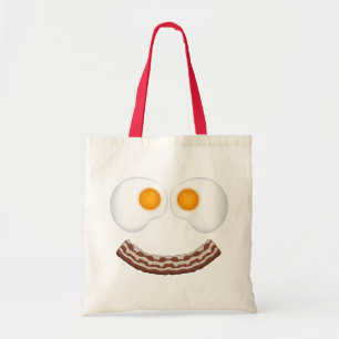 Eier und Bacon Grin Bag Tragetasche