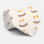 Eier und Bacon Grin-Krawatte Krawatte (Gerollt)