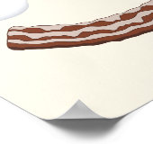 Eier und Bacon Grin Poster (Ecke)