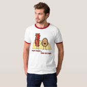 Eier und Bakey Wecker T-Shirt (Vorne ganz)