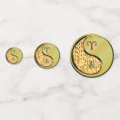 Eier und Metallziegen Konfetti (Vorderseiten)