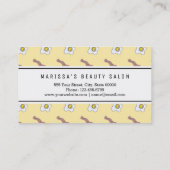 Eier und Speck-Frühstücks-Feinschmecker-lustiges Visitenkarte (Rückseite)