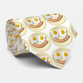 Eier und Speckgesicht. Krawatte (Gerollt)